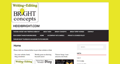 Desktop Screenshot of heidibright.com